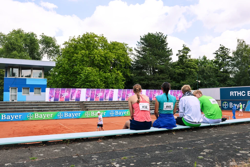 Tenistas disfrutando del College Tennis Showcase 2025 de Keystone Sports