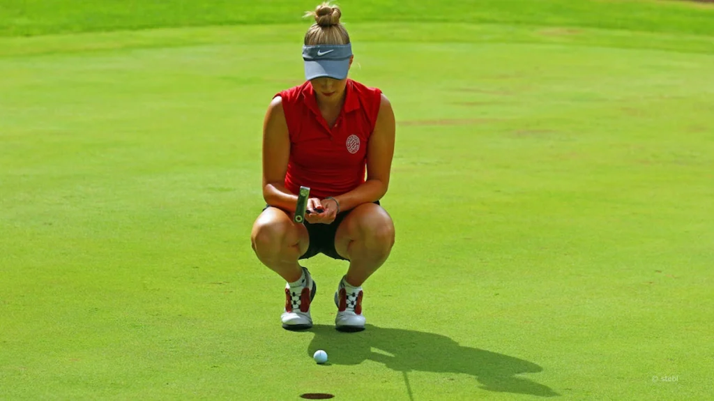 Jugadora de golf universitario Cathi Graf